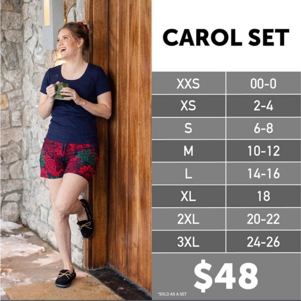 Lularoe Carol Set - Picture 2 of 3